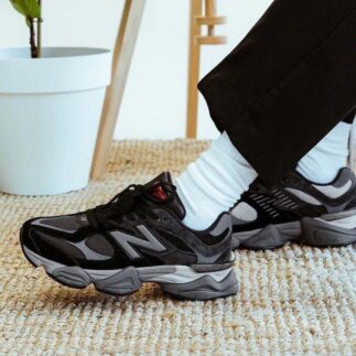 Grey & Black Chunky Sole Sports Sneakers for Men